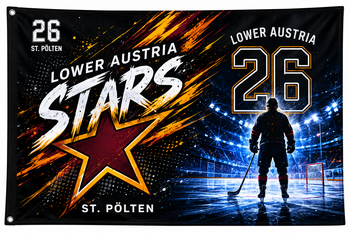 LA STARS 2.0 Fahne groß